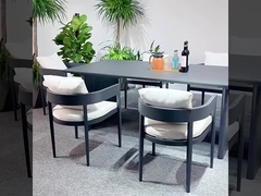 Op maat gemaakte tafels en stoelen voor buiten, villa's, binnenplaatsen, buiten waterdichtheid, zonnebescherming, alles