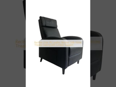Recliner Chair PU Leather Recliner Sofa Home Theater Zitplaatsen met lumbale steun